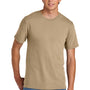 Port & Company Mens Short Sleeve Crewneck T-Shirt - Sand Brown