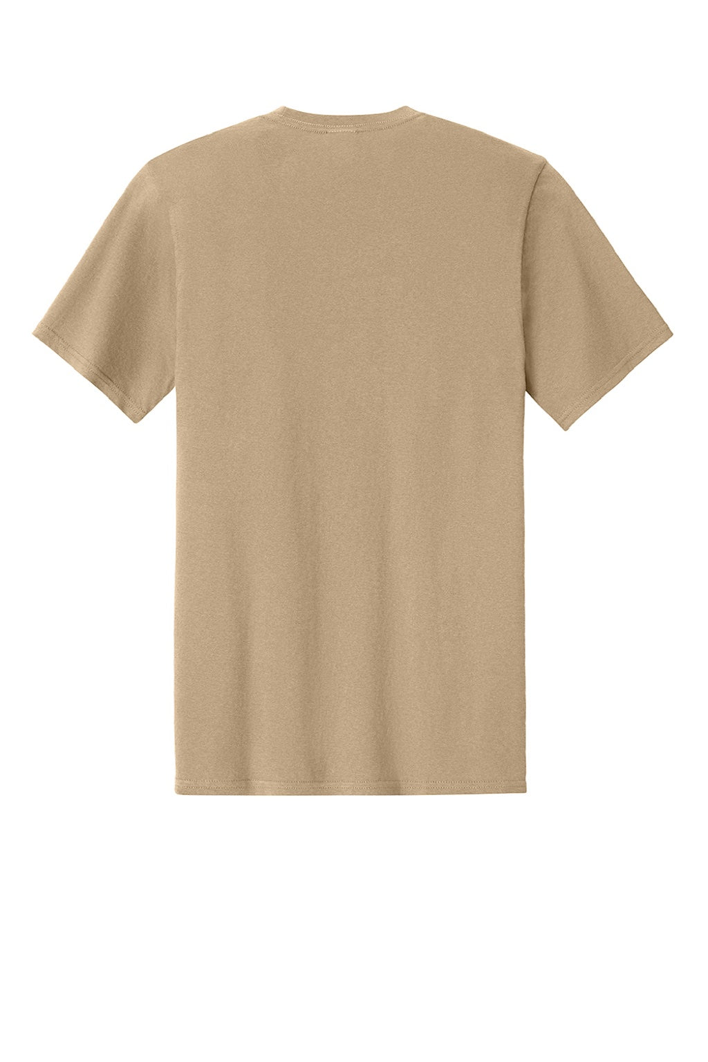 Port & Company PC43 Mens Short Sleeve Crewneck T-Shirt Sand Brown Flat Back