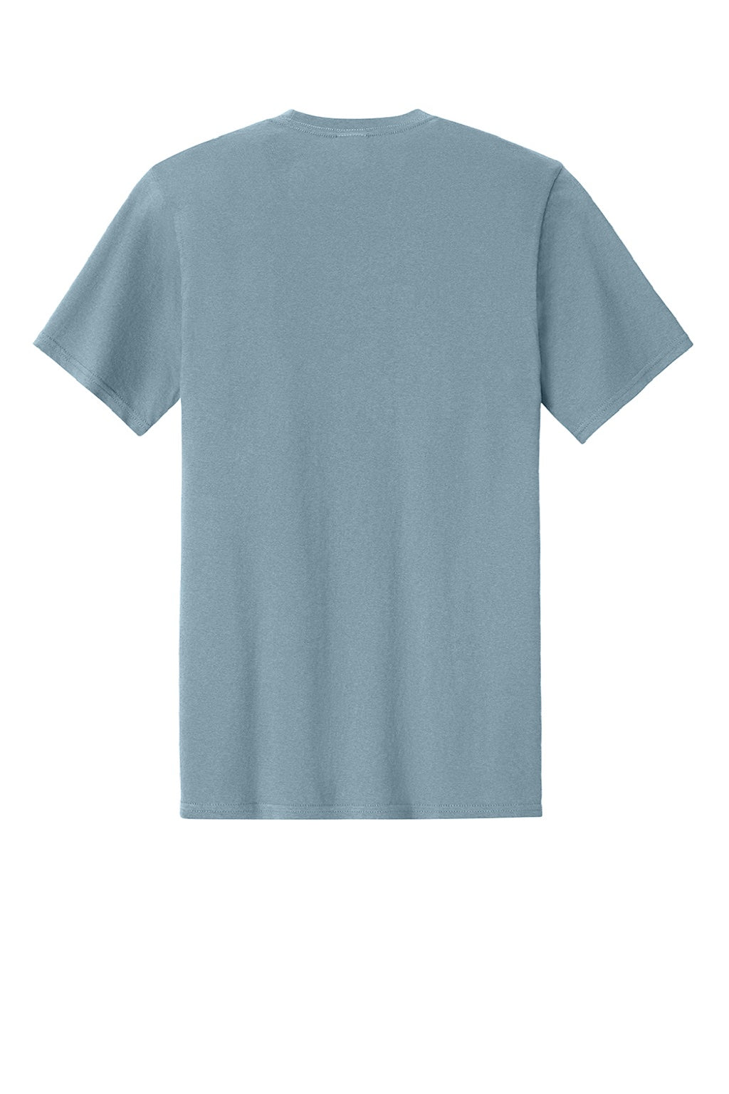 Port & Company PC43 Mens Short Sleeve Crewneck T-Shirt Stonewashed Blue Flat Back