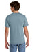 Port & Company PC43 Mens Short Sleeve Crewneck T-Shirt Stonewashed Blue Model Back