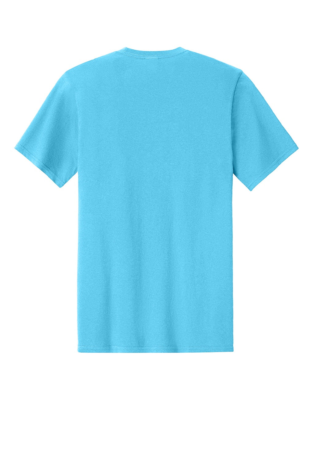 Port & Company PC43 Mens Short Sleeve Crewneck T-Shirt Tidal Wave Blue Flat Back