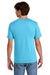 Port & Company PC43 Mens Short Sleeve Crewneck T-Shirt Tidal Wave Blue Model Back