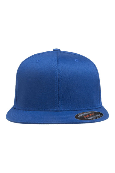 Flexfit Hats 6297F Mens Stretch Fit Hat Royal Blue Flat Front