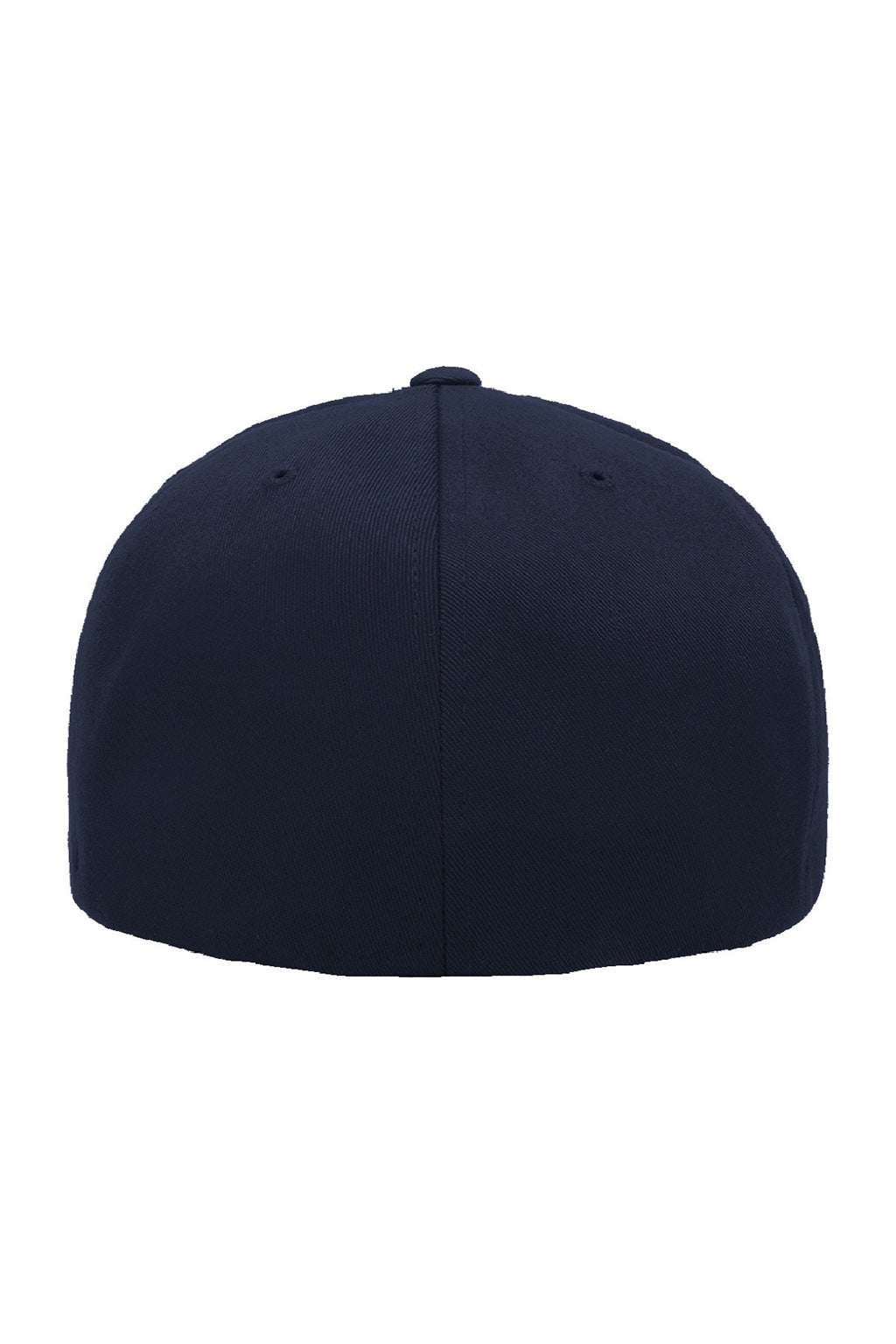 Flexfit Hats 6297F Mens Stretch Fit Hat Navy Blue Flat Back
