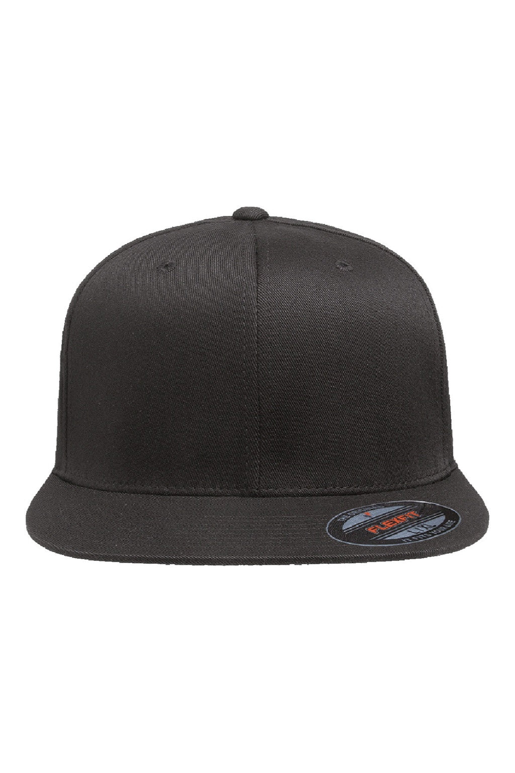 Flexfit Hats 6297F Mens Stretch Fit Hat Dark Grey Flat Front