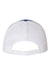 Yupoong Hats 6606 Mens Retro Snapback Trucker Hat Royal Blue/White Flat Back