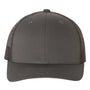 Yupoong Hats Mens Retro Snapback Trucker Hat - Charcoal Grey