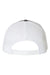Yupoong Hats 6606 Mens Retro Snapback Trucker Hat Charcoal Grey/White Flat Back