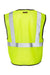 Kishigo 1535-1536 Unisex One Pocket Breakaway Vest Lime Green Flat Back