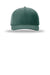 Richardson Hats 632 Mens Laser Perf R-Flex Moisture Wicking Snapback Hat Dark Green Flat Front