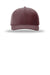 Richardson Hats 632 Mens Laser Perf R-Flex Moisture Wicking Snapback Hat Maroon Flat Front