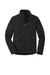 Eddie Bauer EB534 Mens Rugged Water Resistant Full Zip Jacket Black Flat Front