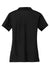Nike 637165 Womens Dri-Fit Moisture Wicking Short Sleeve Polo Shirt Black Flat Back