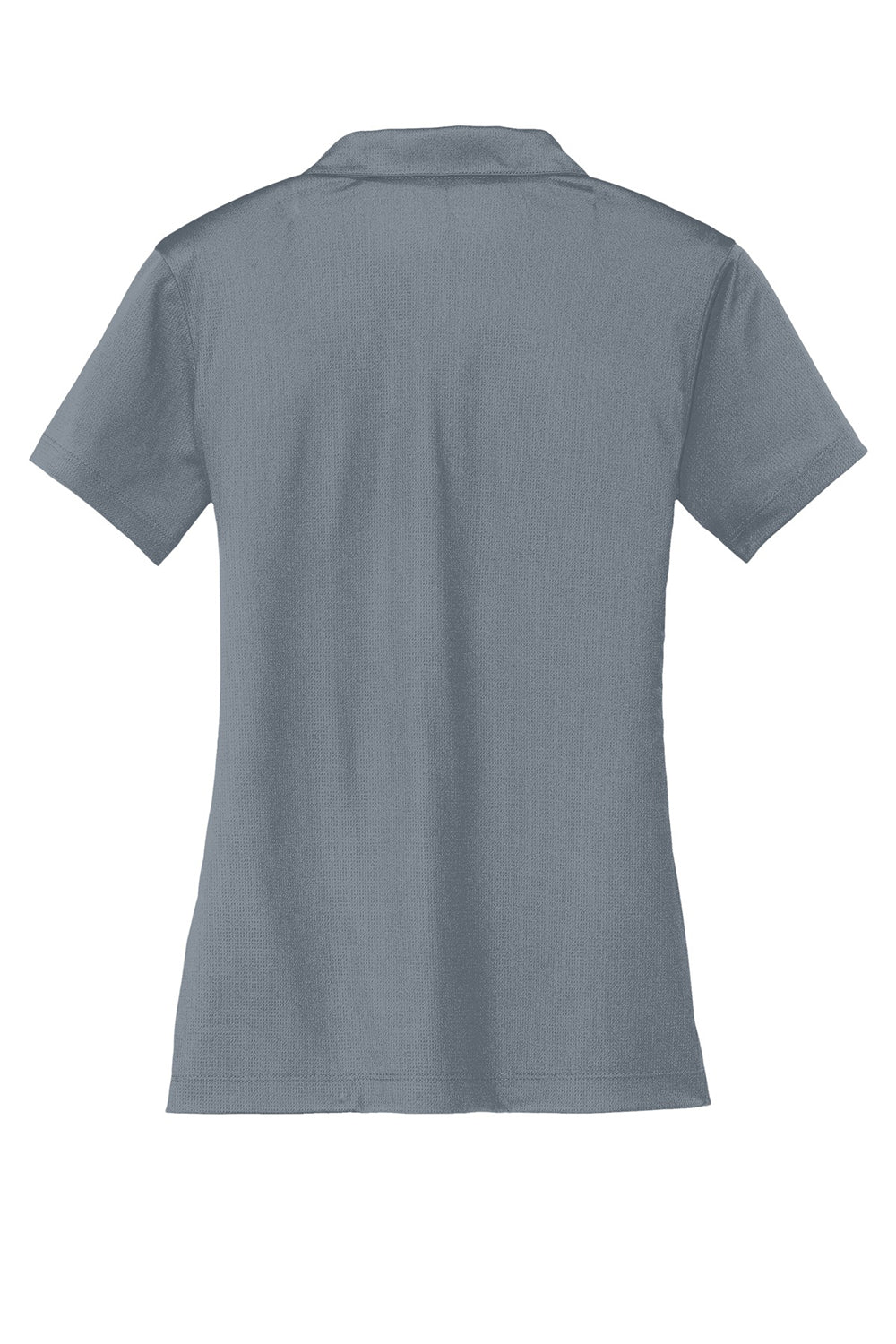 Nike 637165 Womens Dri-Fit Moisture Wicking Short Sleeve Polo Shirt Cool Grey Flat Back