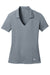 Nike 637165 Womens Dri-Fit Moisture Wicking Short Sleeve Polo Shirt Cool Grey Flat Front