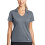 Nike Womens Dri-Fit Moisture Wicking Short Sleeve Polo Shirt - Cool Grey