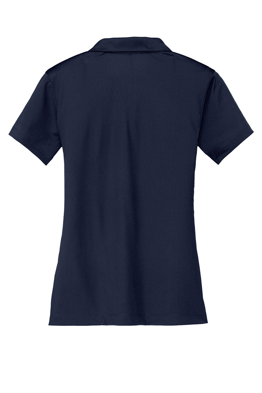 Nike 637165 Womens Dri-Fit Moisture Wicking Short Sleeve Polo Shirt Marine Blue Flat Back