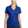 Nike Womens Dri-Fit Moisture Wicking Short Sleeve Polo Shirt - Royal Blue