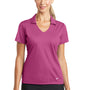 Nike Womens Dri-Fit Moisture Wicking Short Sleeve Polo Shirt - Fire Pink