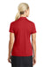 Nike 637165 Womens Dri-Fit Moisture Wicking Short Sleeve Polo Shirt University Red Model Back