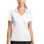 Nike Womens Dri-Fit Moisture Wicking Short Sleeve Polo Shirt - White