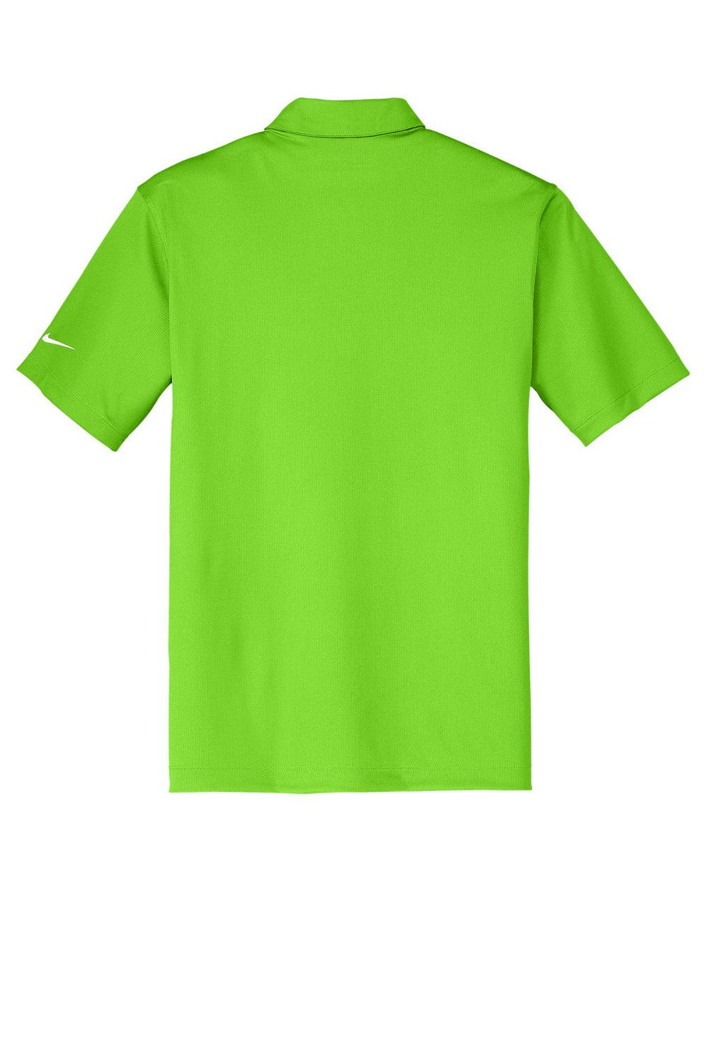 Nike 637167 Mens Dri-Fit Moisture Wicking Short Sleeve Polo Shirt Action Green Flat Back