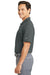 Nike 637167 Mens Dri-Fit Moisture Wicking Short Sleeve Polo Shirt Anthracite Grey Model Side