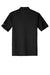 Nike 637167 Mens Dri-Fit Moisture Wicking Short Sleeve Polo Shirt Black Flat Back