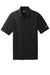 Nike 637167 Mens Dri-Fit Moisture Wicking Short Sleeve Polo Shirt Black Flat Front