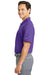 Nike 637167 Mens Dri-Fit Moisture Wicking Short Sleeve Polo Shirt Court Purple Model Side