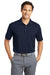 Nike 637167 Mens Dri-Fit Moisture Wicking Short Sleeve Polo Shirt Marine Blue Model Front