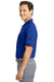 Nike 637167 Mens Dri-Fit Moisture Wicking Short Sleeve Polo Shirt Royal Blue Model Side
