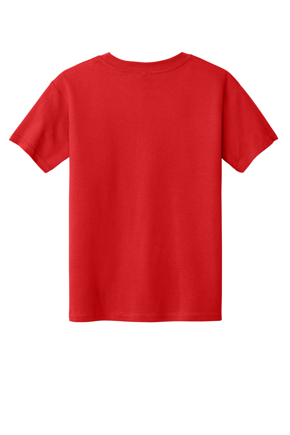 Gildan 64000B Youth Softstyle Short Sleeve Crewneck T-Shirt Red Flat Back