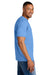 Gildan 64000CVC Mens Softstyle CVC Short Sleeve Crewneck T-Shirt Carolina Blue Mist Model Side