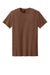 Gildan 64000CVC Mens Softstyle CVC Short Sleeve Crewneck T-Shirt Cocoa Brown Mist Flat Front
