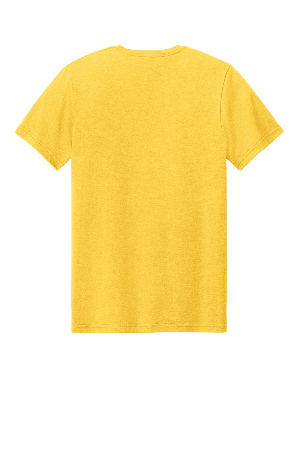 Gildan 64000CVC Mens Softstyle CVC Short Sleeve Crewneck T-Shirt Daisy Mist Yellow Flat Back