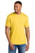 Gildan 64000CVC Mens Softstyle CVC Short Sleeve Crewneck T-Shirt Daisy Mist Yellow Model Front
