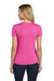 Gildan 64000L Womens Softstyle Short Sleeve Crewneck T-Shirt Azalea Pink Model Back
