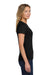 Gildan 64000L Womens Softstyle Short Sleeve Crewneck T-Shirt Black Model Side