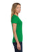 Gildan 64000L Womens Softstyle Short Sleeve Crewneck T-Shirt Irish Green Model Side