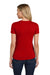 Gildan 64000L Womens Softstyle Short Sleeve Crewneck T-Shirt Red Model Back