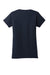 Gildan 64000L Womens Softstyle Short Sleeve Crewneck T-Shirt Navy Blue Flat Back
