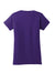 Gildan 64000L Womens Softstyle Short Sleeve Crewneck T-Shirt Purple Flat Back