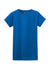 Gildan 64000L Womens Softstyle Short Sleeve Crewneck T-Shirt Royal Blue Flat Front