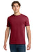 Gildan 64000 Mens Softstyle Short Sleeve Crewneck T-Shirt Antique Cherry Red Model Front