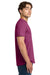 Gildan 64000 Mens Softstyle Short Sleeve Crewneck T-Shirt Antique Heliconia Pink Model Side