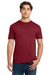 Gildan 64000 Mens Softstyle Short Sleeve Crewneck T-Shirt Cardinal Red Model Front