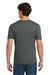 Gildan 64000 Mens Softstyle Short Sleeve Crewneck T-Shirt Charcoal Grey Model Back