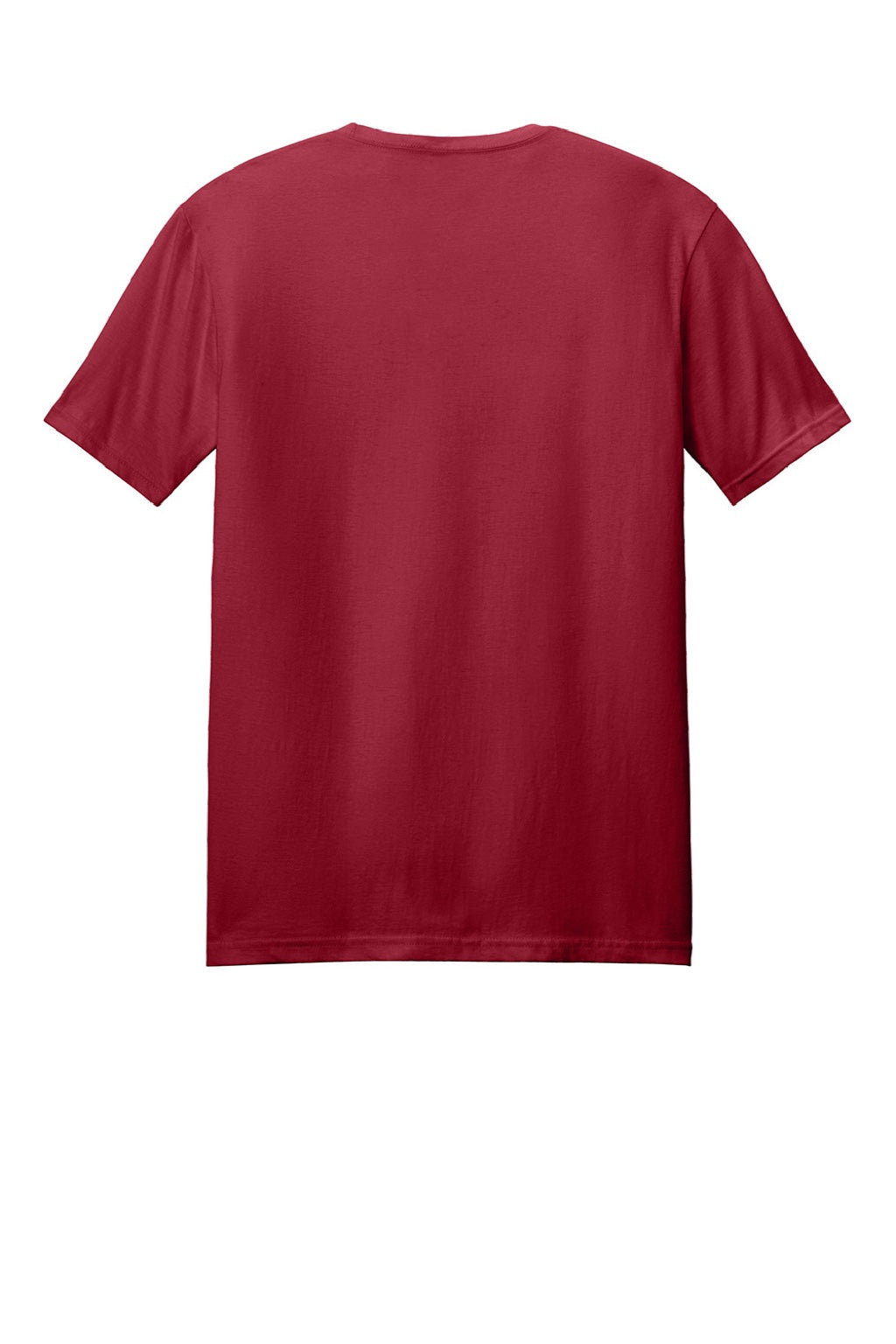 Gildan 64000 Mens Softstyle Short Sleeve Crewneck T-Shirt Cherry Red Flat Back
