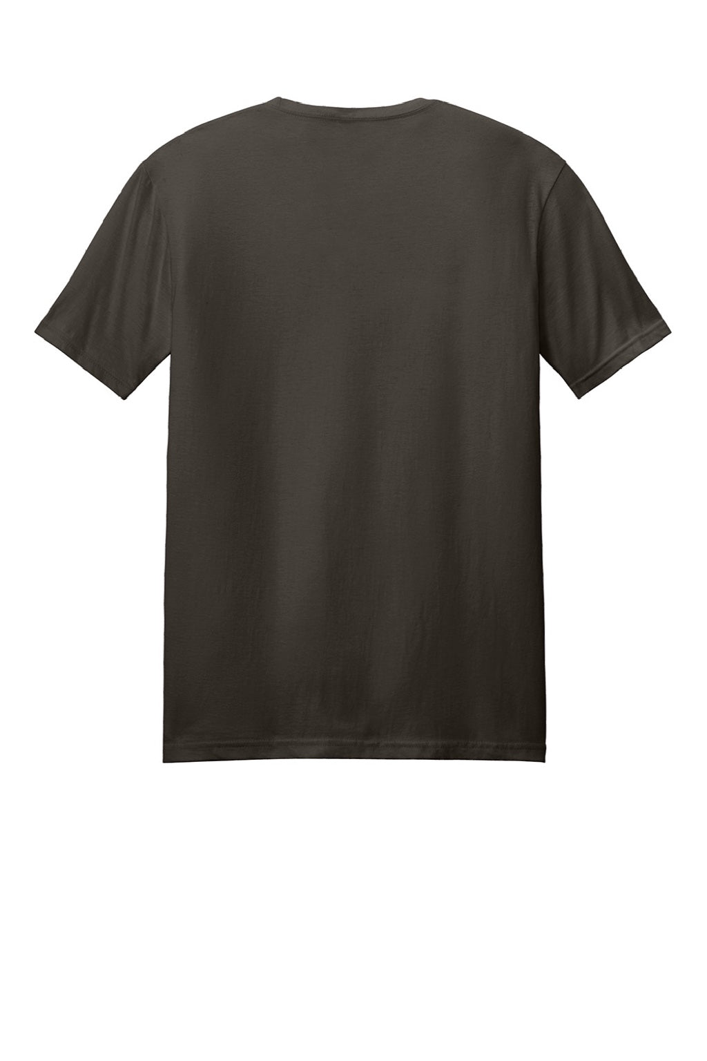 Gildan 64000 Mens Softstyle Short Sleeve Crewneck T-Shirt Dark Chocolate Brown Flat Back